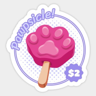 Pawpsicle Ice Cream Sticker